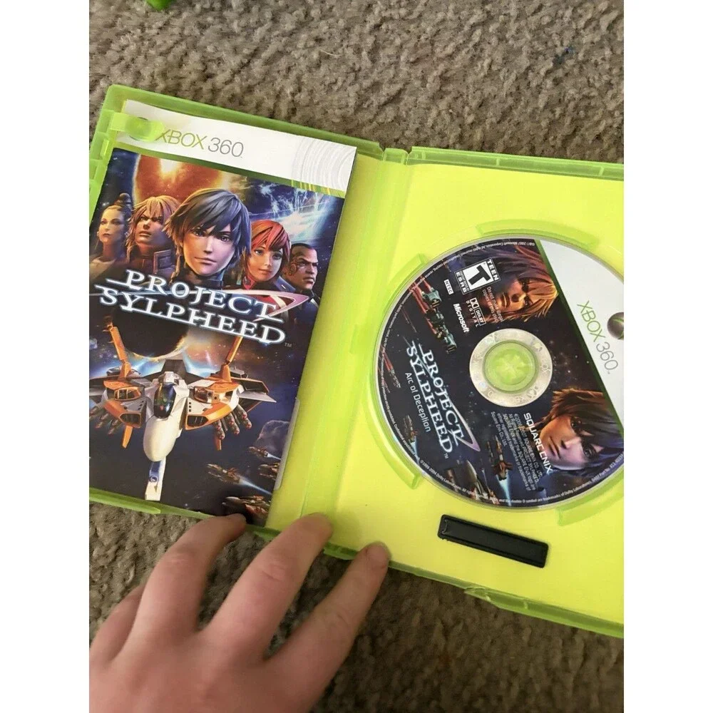 Project Sylpheed Xbox 360 Complete Video Game + Manual Square Enix Space PAL
